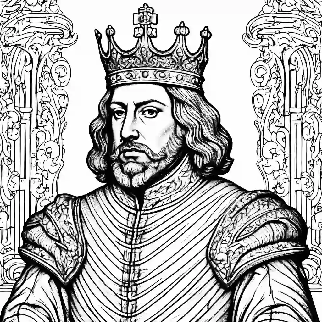 King Ferdinand II of Aragon coloring pages